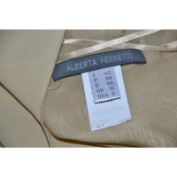 Alberta Ferretti Silk dress in beige