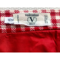 Valentino Garavani Jupe en rouge / blanc