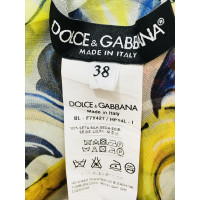 Dolce & Gabbana Blouse en soie semi-transparente