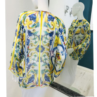 Dolce & Gabbana Semi-transparante zijden blouse