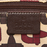 Gucci Boston Bag aus Leder in Braun