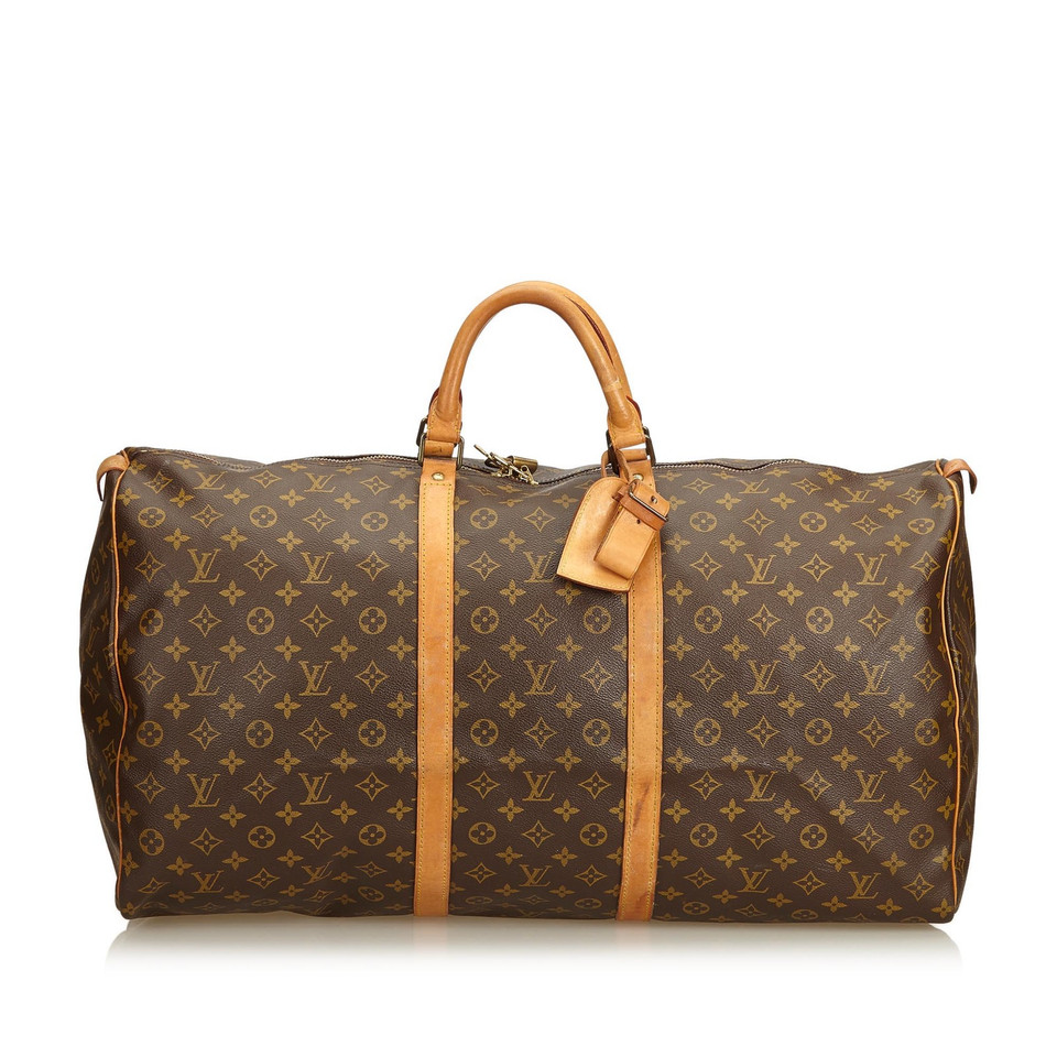 Louis Vuitton Keepall 60 aus Canvas in Braun