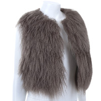 Iris Von Arnim Gilet realizzato in pelle di agnello Tibet