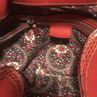 Gucci Indy Bag aus Wildleder in Rot