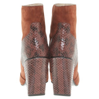 See By Chloé Ankle boots with snakeskin