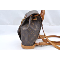 Louis Vuitton Montsouris aus Canvas in Braun