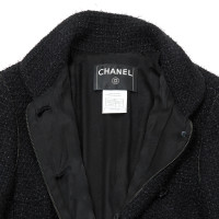 Chanel Bouclé-Jacke in Schwarz