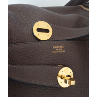 Hermès Lindy 34 Leather in Brown