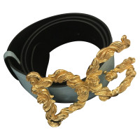 Dolce & Gabbana riem met gouden logo-sluiting