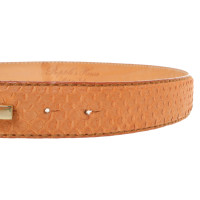 Reptile's House Belt Leather in Orange