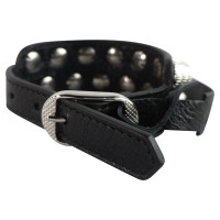 Balenciaga Bracelet/Wristband Leather in Black