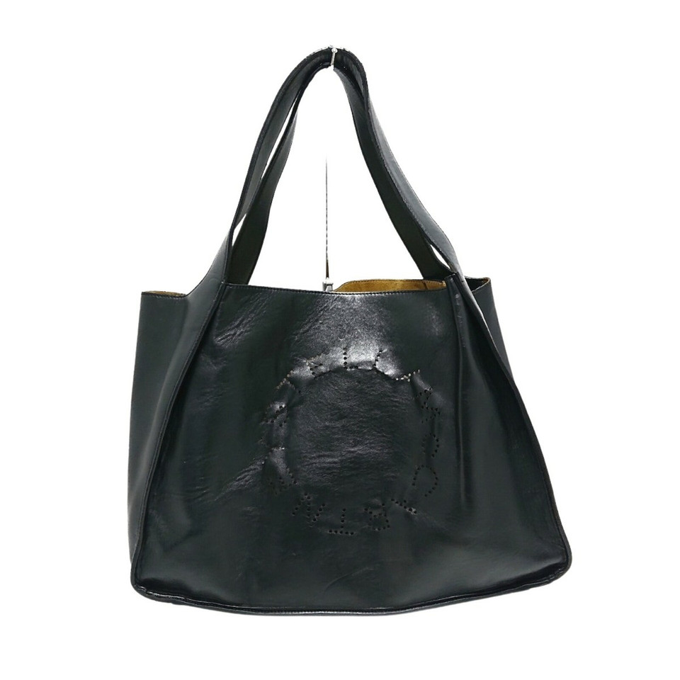 Stella McCartney Logo Shoulder Bag in Black