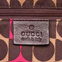 Gucci Boston Bag Leather in Brown