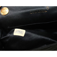 Chanel Classic Flap Bag Extra Mini en Soie en Noir