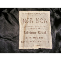 Noa Noa Jacke/Mantel aus Wolle in Schwarz