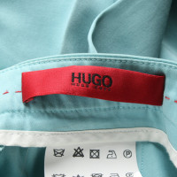 Hugo Boss Suit Cotton in Turquoise