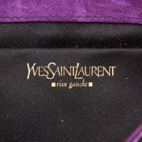 Yves Saint Laurent Baguette in pelle verniciata