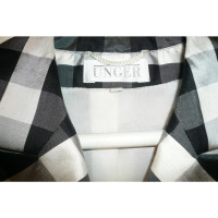 Unger Blazer di seta a quadri