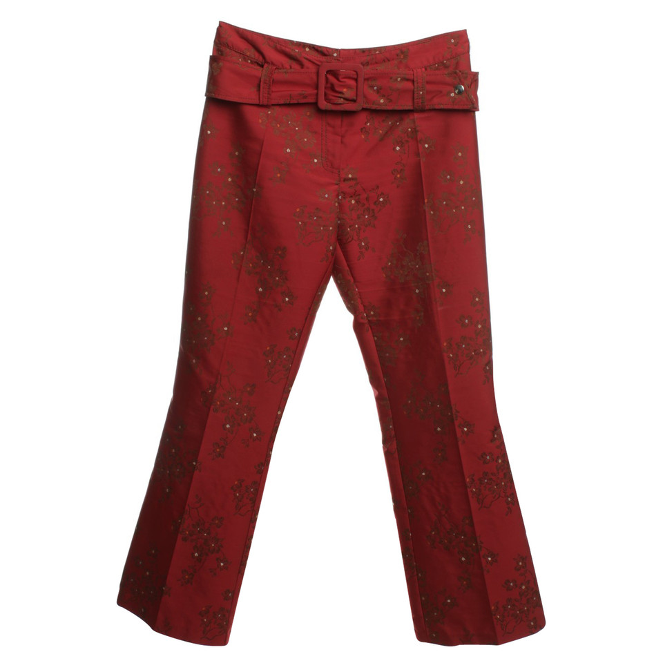 Schumacher Pants with a floral pattern
