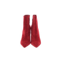Gianvito Rossi Stiefeletten aus Leder in Rot