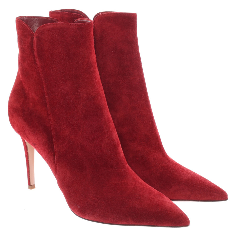Gianvito Rossi Ankle boots Leather in Red