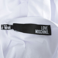 Moschino Love Oberteil aus Baumwolle in Weiß
