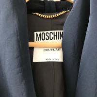 Moschino Manteau en bleu foncé