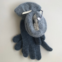 Blumarine Blue wool gloves