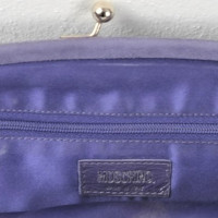 Moschino clutch in violet