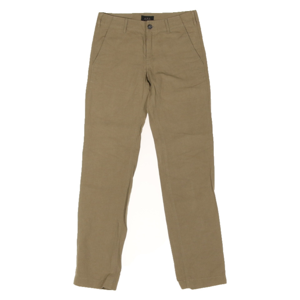 A.P.C. Paire de Pantalon en Kaki