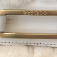 Jimmy Choo Borsa con bordo in pelliccia di coniglio