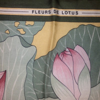 Hermès Silk scarf "Fleurs de Lotus"
