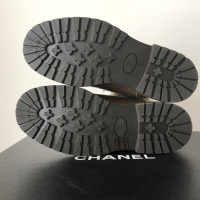 Chanel Enkellaarsjes gemaakt van materiaalmix