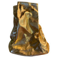 Trussardi Rucksack aus Viskose in Gold
