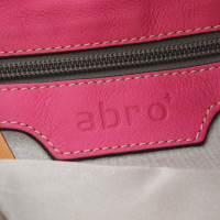 Abro Clutch en Daim en Rose/pink