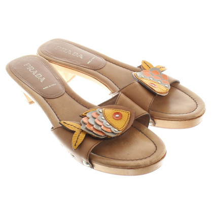 Prada Sandals with wooden soles
