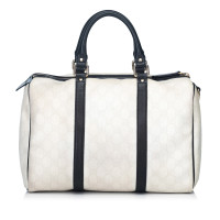 Gucci Boston Bag en Toile en Blanc