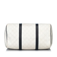 Gucci Boston Bag en Toile en Blanc