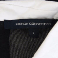 French Connection top in black / white