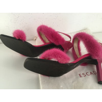 Escada Sandals with fur