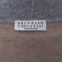 Brunello Cucinelli Cardigan gris beige