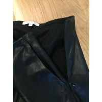 Paule Ka Black leather pants