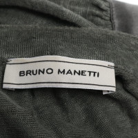 Bruno Manetti Shirt in Grau-Grün