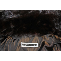 Jil Sander Coat with mink collar