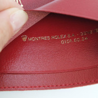 Rolex Accessoire aus Leder in Rot