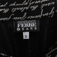 Ferre Bluse in Schwarz/Weiß