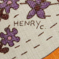 Hermès Scarf with colorful print