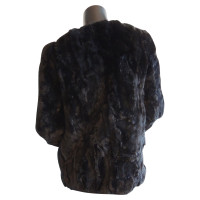 P.A.R.O.S.H. Jacket/Coat Fur in Black