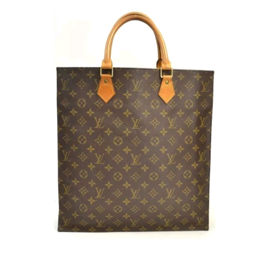 Louis Vuitton Sac Plat NM36 Leather in Brown