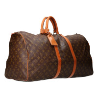 Louis Vuitton Keepall 55 in Marrone